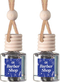 CANDECraftCo Car Air Hanging Fragrance Oil, Car Auto Freshener for Essential Oils, Scents Fragrance Aromatherapy Automobile Diffuser, Long Lasting (Barber Shop)