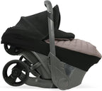 Little Unicorn Winter Car Seat Cover | Premium Insulated Fabric | Universal Fit & Easy to Install | Travel Bag Included (Mushroom)