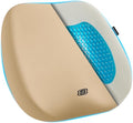 Skechers Seat Cushion Premium Gel & Memory Foam-Office Chair Cushion for Tailbone Pain Relief,Butt Pillow for Office Chair,Car seat Cushion,Long Sitting Office Workers,and Car Drivers,Beige