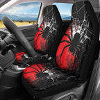 Goth Spider Car Seat Cover Waterproof Automotive Decoration Accessories for Women Men,Goth Spider Design Universal Front Seat Cover for Cars SUV Trucks, Set of 2