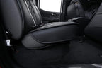 Tomatoman Tacoma Truck Rear Seat Covers 2005-2024 2025 2026 Access Double Cab TRD Sport Offroad Limited SR5 V6 Back Car Cushions with Waterproof Faux Leather(Rear Seat/Black-White)