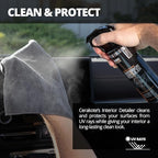 CERAKOTE Rapid Ceramic Interior Detailer and Protectant (14 fl oz.) – Quick and Easy – Multi-Surface Safe – Interior Car Cleaner Spray – Dry to the Touch – Clean and Protect Your Car, Truck, or SUV