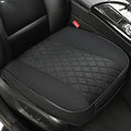 West Llama Front Car Seat Cover Protector, Comfortable Velvet Bottom Seat Cover Fits 95% of Vehicles,Cars,SUVs,Sedans,21.26 × 20.86 Inch(2PC-Black)