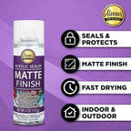 Aleene's Acrylic Spray Sealer Finish Varitey Pack 4 oz. 3 Pack - Gloss, Matte, Pearlescent