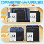 Petskd Side Expandable Extra Large Cat Carrier with Litter Box Area, 24"x17"x17" Soft-Sided Pet Carrier for 2 Cats Under 55 lbs with Zipper Locks for Car Travel(Blue)