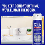 Ozium 3.5 Oz. Air Sanitizer & Odor Eliminator for Homes, Cars, Offices and More, New Car Scent, 4 Pack (OZM-22-4)