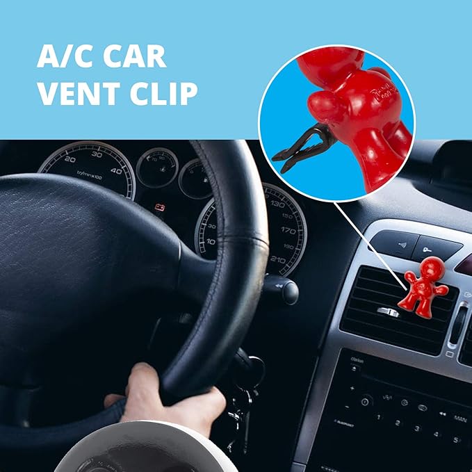 Little Joe 96419 USA Edition New Car Scent Car Air Freshener Vent Clip, Fights Odors for up to 45 Days, Long-Lasting Freshness, Cute Car Odor Eliminator, Pack of 1