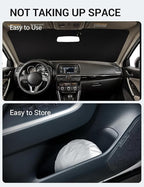 Proadsy 2026 Upgrade Windshield Sun Shade Custom Fit CX-5 2013 2014 2015 2016 CX5 Front Sunshade Protector Foldable Sun Visor Blocks UV Rays Keep Car Cooler