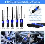 26Pcs Car Detailing Brush Set, Car Detailing Kit, Car Detailing Brushes, Car Cleaning Kit, Car Windshield Cleaning Tool, Professional Car Care kit - Car Wash Brush kit for Interior Exterior Wheels