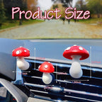 Mushroom Car Air Vent Freshener Clip, Cute Car Vent Decoration, Funny Mushroom Decor Ornament, Universal Car Interior Accessories for Women