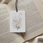 Watercolor Floral Car Air Freshener 4 Pcs, Botanical Bouquet Hanging Air Freshener for for Cars Closet Drawer Books,Gifts for Flower Lovers, Decor for Car Accessories Mirror Decor for women.