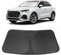 Windshield Sun Shade Custom Fit for 2019-2024 2025 2026 Audi Q3 Accessories Foldable Sunshade Sun Blocker Protect Car from Sun Rays & Heat Damage Keep Car Cooler