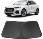 Windshield Sun Shade Custom Fit for 2019-2024 2025 2026 Audi Q3 Accessories Foldable Sunshade Sun Blocker Protect Car from Sun Rays & Heat Damage Keep Car Cooler