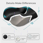 Extra Large Office Chair Cushion for Sciatica Pain Relief, Memory Foam Seat Cushion for Car Seat Pad, Orthopedic Pillow. Computer Chair Cushion for Tailbone Pain Relief All Day Comfort(Gray)