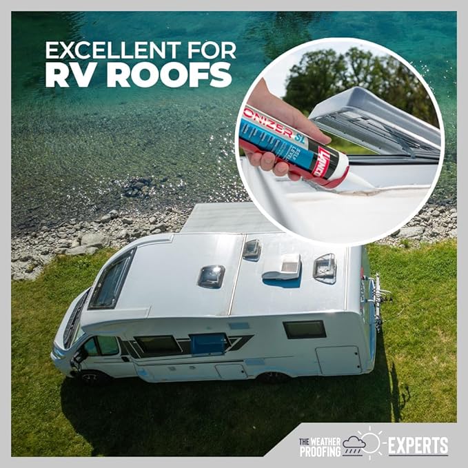 Siliconizer SL 10.1 oz. Self-Leveling White Roof and Lap Sealant