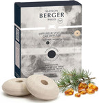 Maison Berger Luxury Car Diffuser Refill Set – Ceramic Inserts for Vent Clip Diffusers, 4-Week Passive Diffusion, Premium In-Car Fragrance Refill, Made in France (Anti Tobacco Odor)