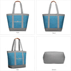 Insulated Cooler Bag Reusable Grocery Tote Bags Transport Large Lunch Box for Women