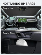 Proadsy Windshield Sunshade Custom for Rivian R1T 2022-2025 2026 Block Sun & UV Foldable 4-Layer Front Window Car Shade Protector Prime Accessories