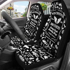 GENANY Horror TV Series Car Seat Covers Set of 2, Breathable Front Seat Covers for Truck Sedan SUV, Fantasy Movie Car Accessories, Horror Gift for Women Men