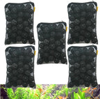 Canister Filter Media Replacement Bags - Activated Charcoal Pellet Carbon, Bio Ceramic Rings, 1" Bio Sponge Balls for Aquarium Fish Pond Tank Canister Water Filtration (Bio Balls 5-Pack)