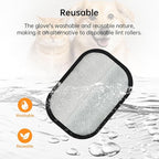 Static Pet Hair Remover Gloves, Reusable Electrostatic Pet Cat Dog Hair Removal Grooming Gloves Brush Tool for Couch, Furniture, Carpet, Car Seat (1 Pack Finger Style)