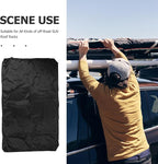 Alipis Car Roof Rack Cover Heavy Duty Rain Protector for SUV and All Vehicles Easy Installation for Off-Road Travel and Cargo Storage