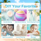Summer Essential Oils for Diffusers for Home, 6X10ml Fragrance Oils Set, Aromatherapy Oils for Candles Making - Coconut, Pineapple, Beach, Breeze, Lemon, Summer Night | Gift Set for Women, Home, Spa