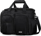 MIER Lunch Box for Men Heavy Duty Insulated Lunch Bag 20 Cans Large Leakproof Soft Cooler Bags with Multiple Pockets for Picnic Work Travel (Black)