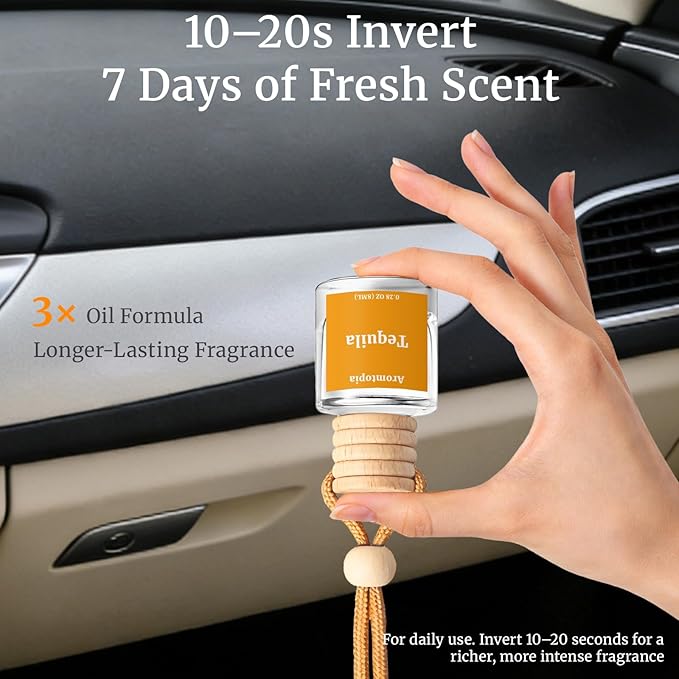 Car Air Fresheners, Hanging Car Essential Oil Diffuser-Sweet YARA, Aromtopia Long-Lasting Odor Eliminator Automotive Air Fragrance, Great Small Hostess Gift, Pack of 2
