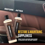 Legendary Leather Conditioner 16oz - Cleans, Conditions & Protects Car Interior - Leather Cleaner and Restorer for Car Seats, Plastics & Vinyl | Satin Finish, Non-Greasy