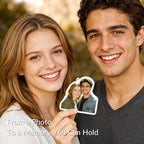 HINFKA Custom Air Fresheners with Picture, Personalized Double Sided Photo Air Freshener, Custom Hanging Air Freshener to Keep Your Memories Close (Irregular)