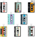 GTOTd Retro Tape Cassette Refreshing Ice Car Air Freshener Card（8Pack）80s Party Decorations Christmas Ornament Accessories Gifts Merch Pendant Room for Hanging Rearview Car Interior Household