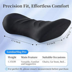 Lumbar Support Pillow for Office Chair - Lumbar Pillow for Car, Memory Foam Ergonomic Lumbar Support Pillow for Car Back Support for Office Chair Back Support Cushion