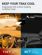 Proadsy Custom Fit 2013-2023 Chevrolet Trax LS/1RS/LT/2RS/ACTIV SUV Windshield Sun Shade 4-Layer Foldable Front Sunshade Protector Sun Visor Blocks UV Rays Keep Car Cooler