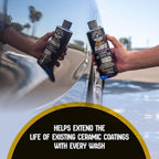 Chemical Guys HydroSuds Ceramic, Shine High Foaming Car Wash Soap - Foam Cannon Soap, Works with Foam Guns or Bucket Washes for Cars, Trucks, Motorcycles, RVs, and More, Berry Scent - 16 oz