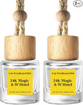C Classy Car Air Freshener Hanging 2 Pack, Air Fresheners, Hotel Scent Diffuser Oil for Cars, Long-Lasting Fragrance, Cute Car Accessories, C ar Freshener for Women & Men Gift, Made in USA