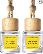 C Classy Car Air Freshener Hanging 2 Pack, Air Fresheners, Hotel Scent Diffuser Oil for Cars, Long-Lasting Fragrance, Cute Car Accessories, C ar Freshener for Women & Men Gift, Made in USA