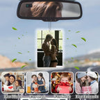 Custom Air Freshener for Car, Personalized Car Air Fresheners with Pictures, Your Photo On Customized Air Freshener Both Sides, Cars Decorations for Women Men(4 Count (Pack of 1))