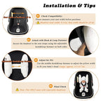 Adjustable Travel Pillow for Infant, Portable Head Support for Car Seats for Newborn, Neck Support Pillow for Baby, Headrest Pillows for Cars, Rest Baby's Head Comfortably