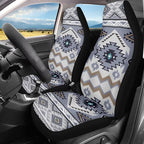 ELEQIN Car Seat Covers Universal High Back Fashion Cushion Protector for Car Truck Suvs,Sedans,Vehicles,Airbag Compatible Front Car Seat Covers 2 Pack Purple Aztec Tribal