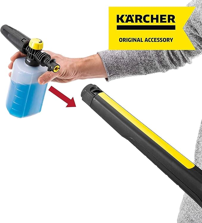 Kärcher FJ6 Foam Cannon for Karcher Electric Pressure Washers K1-K5 - Great for Cleaning Vehicles, Cars, Motorcycles, Bikes and More
