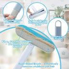 Multi-Functional Pet Hair Removal Tool with Pet Hair Removal Glove, Reusable Lint Brush for Dogs & Cats, Gentle Cleaning for Sofa, Carpet, Clothes & Bedding