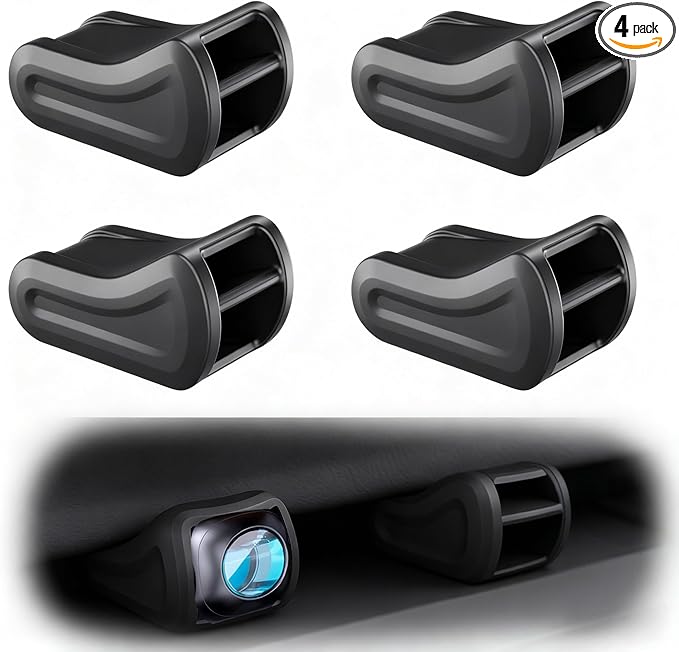 4Pcs Air Freshener Adapter Designed for 2017-2024 Tesla Model 3 and for 2020-2025 Model Y, Car Air Vent Clip, No Adhesive Needed, Tesla Accessories (Air Freshener Not Included)