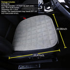 Suninbox Car Seat Cover,Linen Bottom Car Seat Covers,Universal Cloth Car Seat Cushion Cooling Breathable Ventilated Front Seat Only[Gray] Automotive, SUV, Truck, and Van