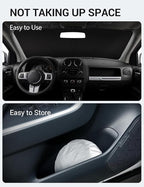 Proadsy 2026 Upgrade Front Windshield Sun Shade Foldable Sunshade Protector Custom Fit 2007-2017 Jeep Compass Accessories