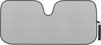 Motor Trend Front Windshield Sun Shade - Accordion Folding Auto Sunshade for Car Truck SUV - Blocks UV Rays Sun Visor Protector - Keeps Your Vehicle Cool - 58 x 24 Inch (Gray)