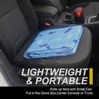 Back Seat Cover for Car Trucks Van SUV,Waterproof Rear Bench Towel Seat Covers for Dogs and Kids,Automotive Backseat Protector (Blue Marbling)