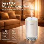 Smart Car Air Fresheners, New Smell Experience by Ultrasonic Mist, Auto On/Off, Natural Fragrance, 3 Adjustable Rechargeable Aroma Diffuser with Built-in Battery, Long Lasting Premium Scent