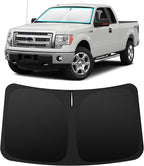 INSAUTO Custom Fit Windshield Sun Shade Accessories for Ford F150 2009-2014, Foldable Front Window Sunshade, UV & Heat Reflector, Keeps Interior Cool, Includes Storage Bag