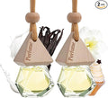 Car Air Freshener Hanging Diffuser – Long-Lasting Essential Oil Scent (Up to 60 Days) – Non-Toxic & Eco-Friendly – 2-Pack Auto Fresheners Made in USA